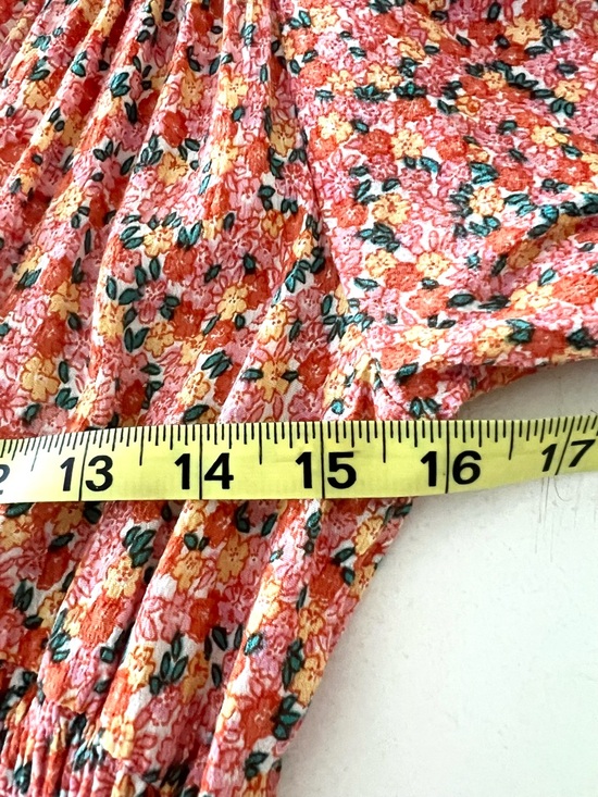 Faithfull Floral Smocked Mini Dress XS Boho Reformation Vibe - Picture 7 of 12